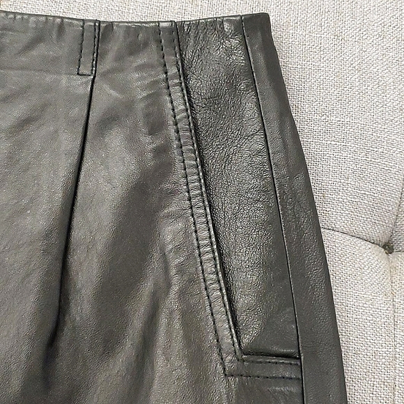 French Connection Leather Skirt - Picture 5 of 5